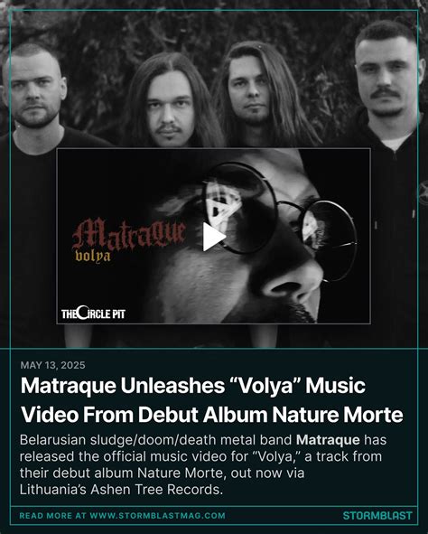 Matraque Unveils Debut Album 'Nature Morte' on Ashen Tree Records