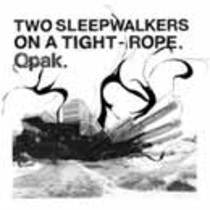 Two sleepwalkers on a tight-rope